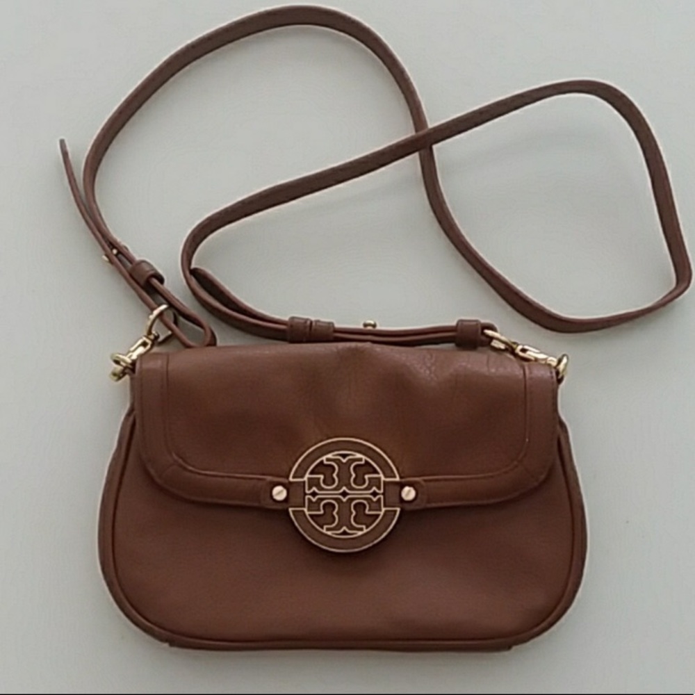 Tory Burch Amanda Brown Crossbody Purse